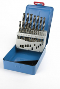 M19 HSS DIN338 TRI QUD DRL SET 1.0mm - 10.0mm x 0.5mm