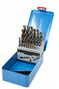 M25 HSS DIN338 TRI QUD DRL SET 1.0mm - 13.0mm x 0.5mm