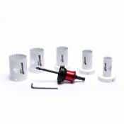7 Pce Quickcore Hole Saw Set