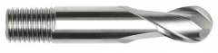 2 Flute HSS Screw Shank Ball Nose Short Series Slot Drills (BS 122|4)