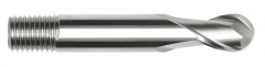 2 Flute HSS Screw Shank Ball Nose Long Series Slot Drills (BS 122|4)