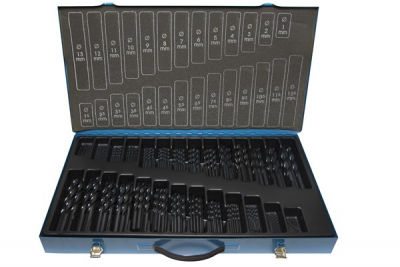 M240 HSS DIN338 DRILL SET 1.0mm-13.0mmx0.5mm+3.3&4.2mm