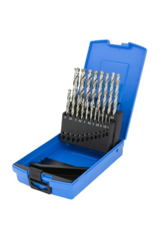 M19 HSS DIN338 BF DRILL SET 1.0mm - 10.0mm x 0.5mm