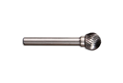 5/16"x6.5x6mm BALL BURR SINGLE CUT SHAPE D