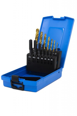 M3-M12 HSS ELITE + DRILL & SPIRAL POINT P1 TAP SET