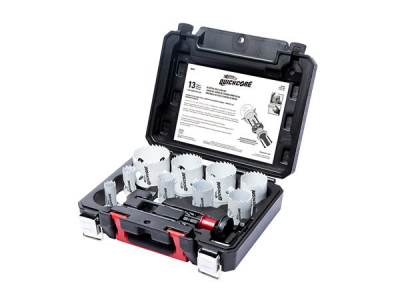 13 Pce Electricians Quickcore Hole Saw Set
